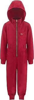 ReliBeauty Red Jumpsuit Kids Costume for Kids