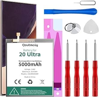 Note 20 Ultra Battery,5000mAh [2026 New Upgraded] Replacement Battery for Samsung Galaxy Note 20 Ultra 5G SM-N985 N986 N986U Tool Kits