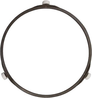 Microwave Glass Turntable Plate Roller Support Rotating Ring, Wheels Height: 0.55" / 14mm, Outer Diamater 7" / 178mm - 2 Pack