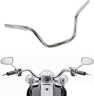 Motorcycle Hanger 1 inch 25mm Ace Cafe Racer Clubman Handlebar Handle bars handlebars Bar compatible with Harley Sportster XL883 XL1200 (Chrome Color)