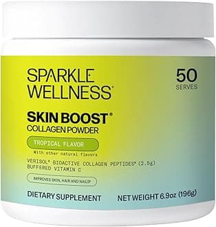 VERISOL Bioactive Hydrolyzed Collagen Peptides | Collagen Powder Supplement with Vitamin C for Skin, Hair & Nail Health | Skin Boost (Tropical) [50-Serves]