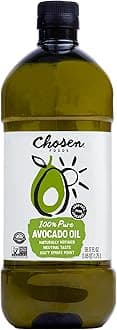 100% Pure Avocado Oil for Cooking - 1.75L - Made With Good Fats from Avocados, Naturally Refined, Never Adulterated, High Smoke Point, Non-GMO, Soy-Free, Canola Oil-Free, Gluten-Free, Keto