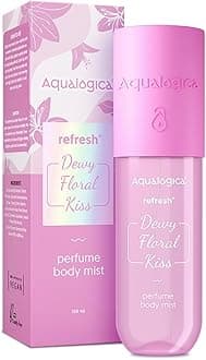 Aqualogica Refresh+ Dewy Floral Kiss Perfume Body Mist with Zemea & Hyaluronic Acid | Long- Lasting Fragrance | Fresh Floral Fragrance | Double Duty Mist for Hair & Body | Non-Irritating & Hydrating | 150 ml