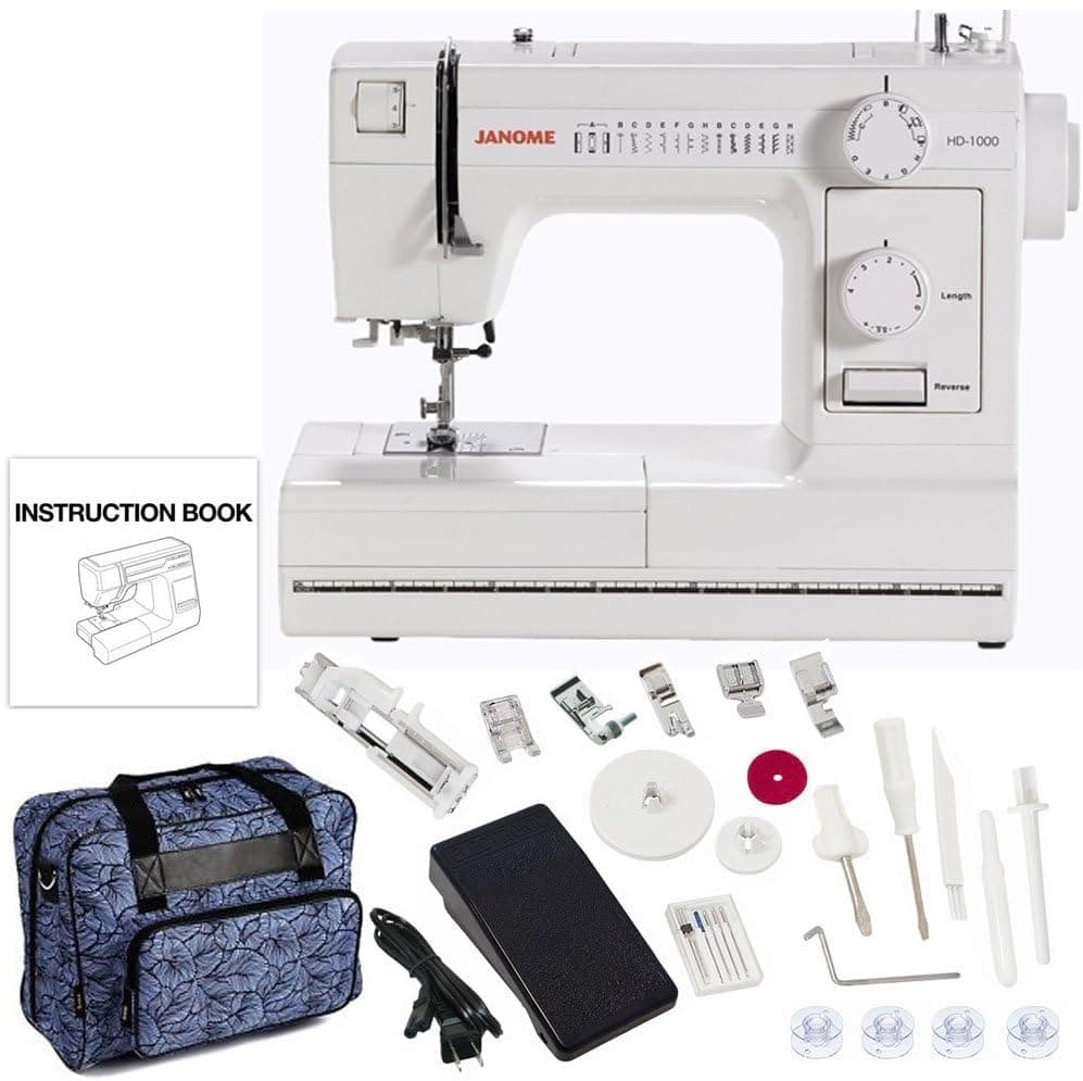 Janome HD1000 Sewing Machine with Exclusive Bonus Bundle