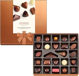 - Belgian Chocolate Classic Discovery Collection – 24 Timeless Neuhaus Pieces Assorted Milk, White & Dark Chocolate Pralines – Gourmet Chocolate Gift