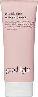 good light Cosmic Dew Water Cleanser. Celestial Gel-to-Foam Face Wash Cleanser. Made with Glycerin and Hyaluronic Acid. Hydrating, Sensitive Skin Safe Korean Skin Care. (3.38 fl oz)