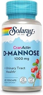 SOLARAY D Mannose with Cranactin For Urinary Tract Health - 60