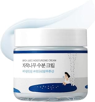 Birch Juice Moisturizing Cream (80 ml), 48-Hour Deep Hydrating Face Moisturizer & Vita Hyaluronic Acid for Acne-Prone Skin, Reduces Sebum, Oil, Blackheads, Korean Skin Care