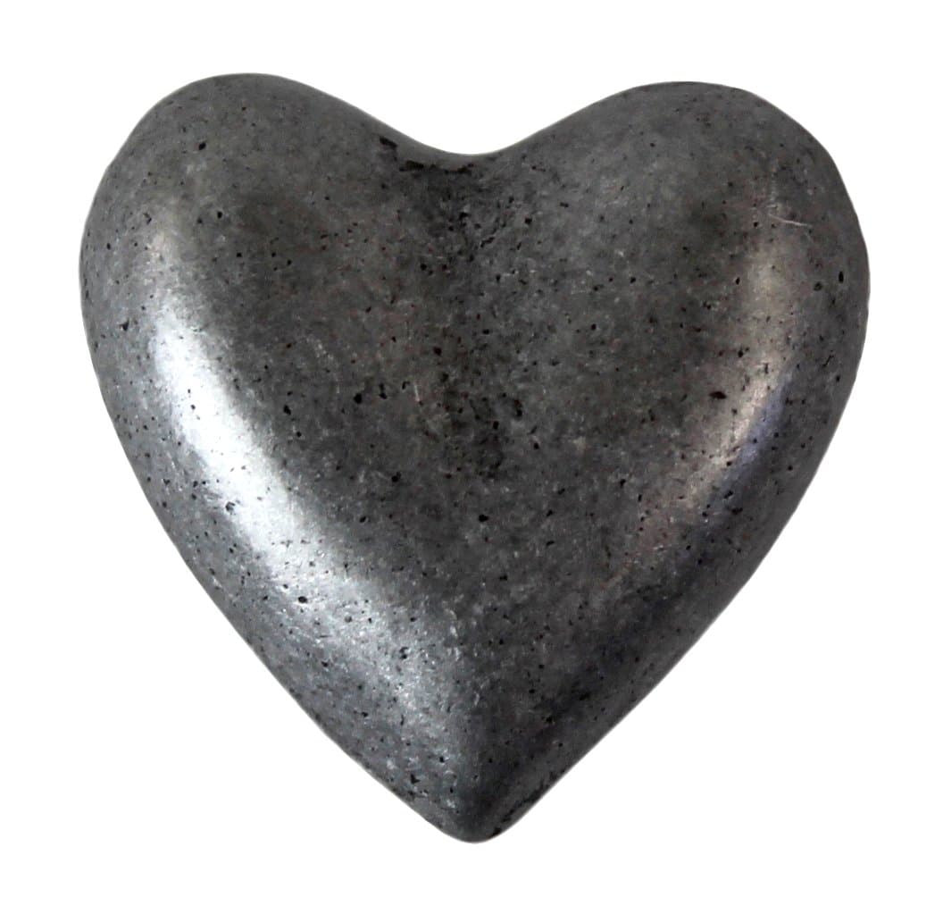 Knob Hill Heart Shaped Knob - Pewter - 10 Knobs