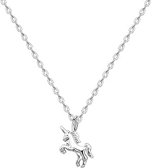 Silver Unicorn necklace