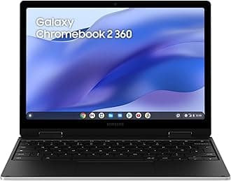 Samsung Galaxy Chromebook2 360 Laptop, 12.4 Inch, 4GB RAM, 64GB Storage, Celeron - Silver - Official