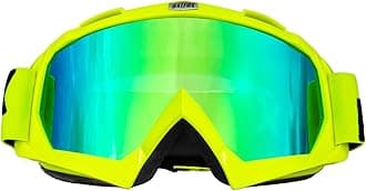 BATFOX Dirt Bike ATV Goggles Motorcycle Gear Riding Motocross Dirtbike 4-Wheeler MX DH Accessories Goggles Glasses for Men Women Youth UV400 Protection Dust-proof Anti-Slip Strap