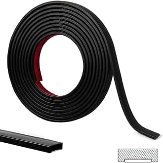 – 32.8 Ft Peel and Stick Trim,Flexible Peel and Stick Trim Molding,Molding Trim for Wall Tile Edges,Kitchen,Ceilings,Backsplash and Mirrior Frame Decor(Black)
