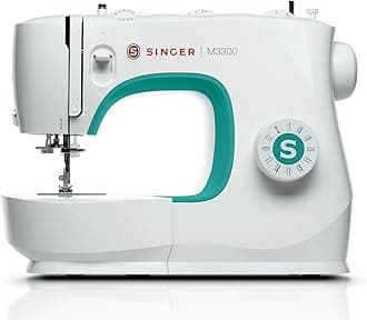 M3300 Sewing Machine with 97 Stitch Applications, Metal Plastic, Green