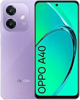 A40 Dual-SIM 128GB ROM + 4GB RAM (GSM Only | No CDMA) Factory Unlocked 4G/LTE Smartphone (Starry Purple) - International Version