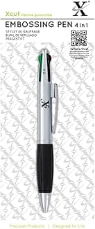 Xcut 4 In 1 Embossing Pen Craft Tool, Emboss Handwriting, Drawings Make Intricate Designs, Accessories Supplies For Craft