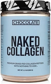 Chocolate Collagen Peptides Protein Powder, 24 Servings, Pasture-Raised, Grass-Fed Hydrolyzed Collagen Supplement, Paleo Friendly, Non-GMO, Keto, Gluten Free, 20oz