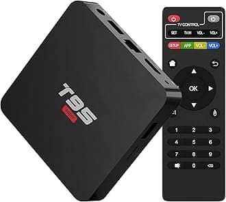 Android 10.0 TV Box T95Super 2GB RAM 16GB ROM H.265 Quad Core Android Box Support 3D 4K H.265 2.4G WiFi Smart TV Box
