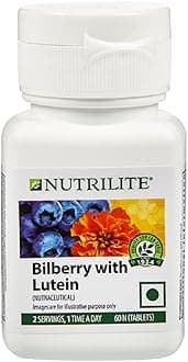 Nutrilite Vision Health With Lutein 60 Tab Bilberry With Lutein,Pack of 60N Tablets, 20 grams