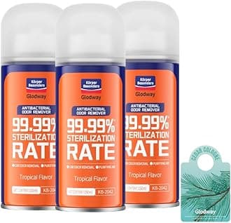 Glodway Whole Car Air Refresher,Odor Eliminator Remover Spray For Car,Tropica...