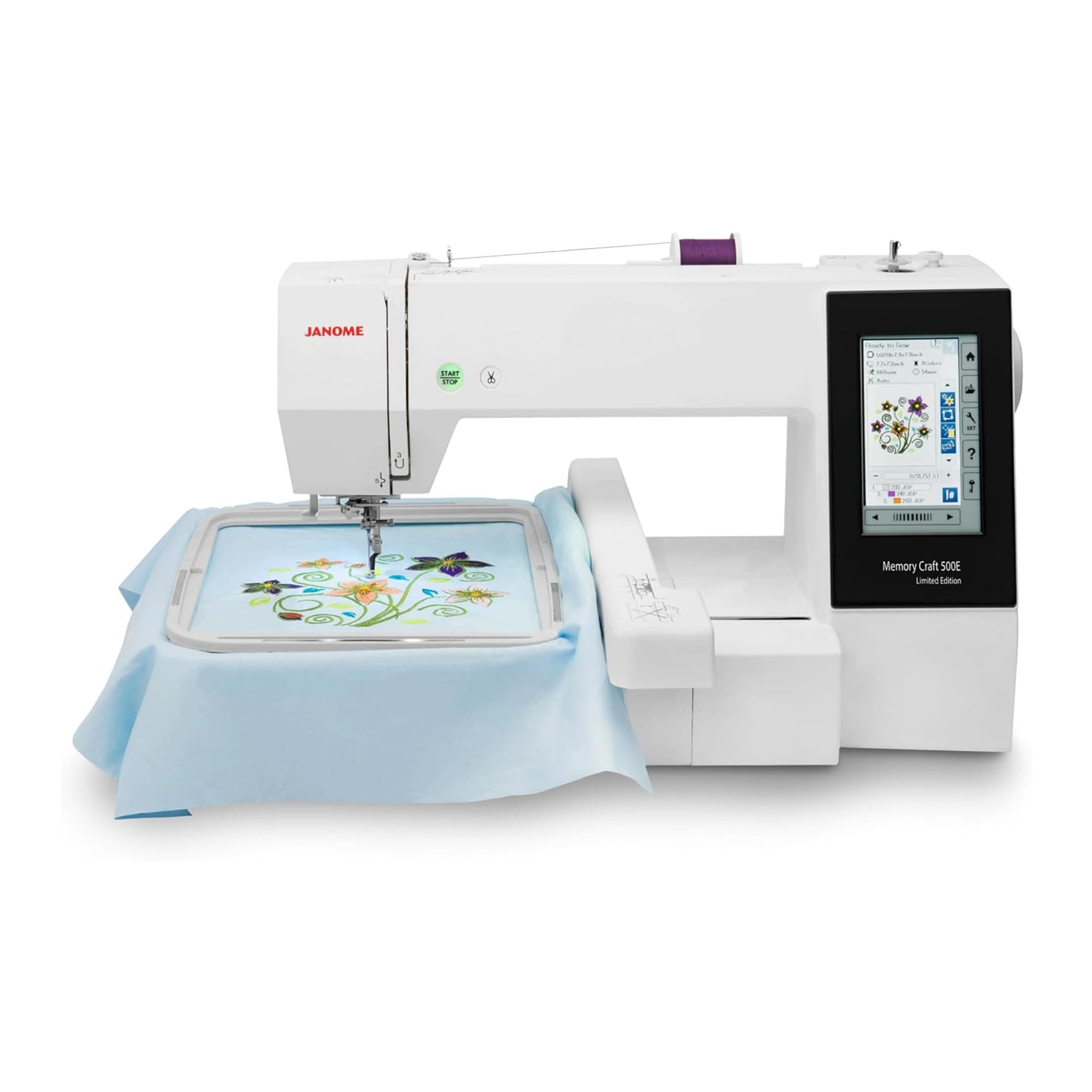 Janome Memory Craft 500E Embroidery Machine