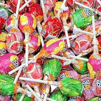J0lly Ranchrs Lollipops-1.5 lbs Assorted Flavors Green Apple, Cherry, Watermelon and Pink Lemonade - Individually Wrapped Candy for Parties, Events, and Candy Buffets(24 oz)
