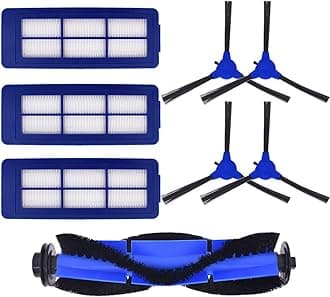 Neutop Replacement Parts Compatible with eufy Robovac 11S Max,15C Max, G30, G30 Edge/Hybrid, Robot Vacuum Accessories, 1 Rolling Brush 3 HEPA Filter 4 Side Brush