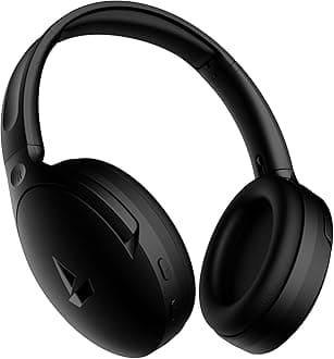 Rockerz 551ANC Bluetooth Hybrid Active Noise Cancellation Over Ear Headphones with Up to 100H Playtime, ASAP Charge, Ambient Sound Mode &Dual EQ Modes, Enx Technology(Stellar Black)