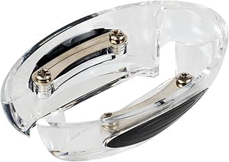 Restaurantware Wine Bottle Foil Cutter 1 Piece 1.9 x 0.7 Inches Ergonomic Wine Foil Remover Portable Opener Tool Durable Plastic Clear Razor-Sharp Accessory for Easy Removal