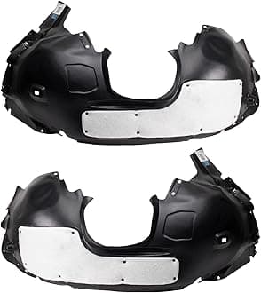 TRQ Inner Fender Liner Set Compatible with 2012-2018 Ford Focus