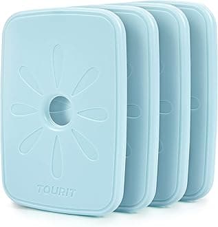 Ice Packs for Lunch Boxes/Bags and Coolers, Lunch Box Cooler Ice Packs Reusable, Slim and Long Lasting Cool Pack for Work, Picnic or Camping