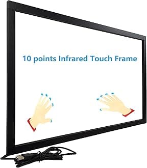 42 Inch Interactive 10 Points Infrared IR Touch Screen Overlay Frame Free Driver