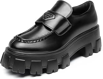 DREAM PAIRS Women's Chunky Loafers Platform Comfortable Slip-On Dressy Business Casual Shoes