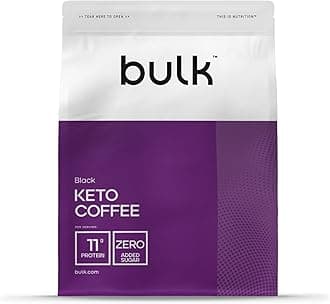 Keto Coffee, High Protein, Black, 500 g, Packaging May Vary