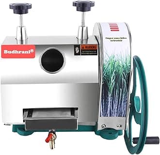 by MASTER MACHINES 3 in 1 Stainless Steel Manual Sugar Cane Juice Machine | Hand Sugar Cane Juicer, Sugarcane Squeezer For Commercial Use MM - 54