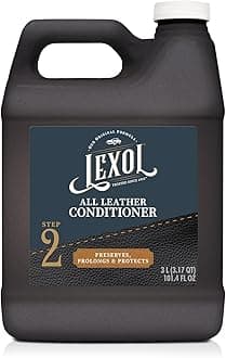 Deep Leather Conditioner, Use on Car Leather Upholstery, Shoes, Boots, Furniture and Other Leather Accessories, 101.4 Fl Oz (3-Liter)