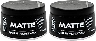 Matte Hair Styling Wax Pack of 2 (2 x 150 ml) | Natural Matte Finish Hair Cream Wax | Strong Hold Hair Defining Paste for Men | Long-Lasting Style, Easy Wash Out