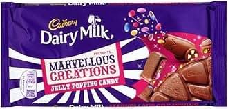 Cadbury Dairy Milk Marvellous Creations - Jelly Popping Candy Shells (200g) - Pack of 2