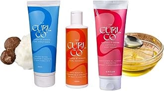 The Curl Co Trio Shampoo + Conditioner + Cream