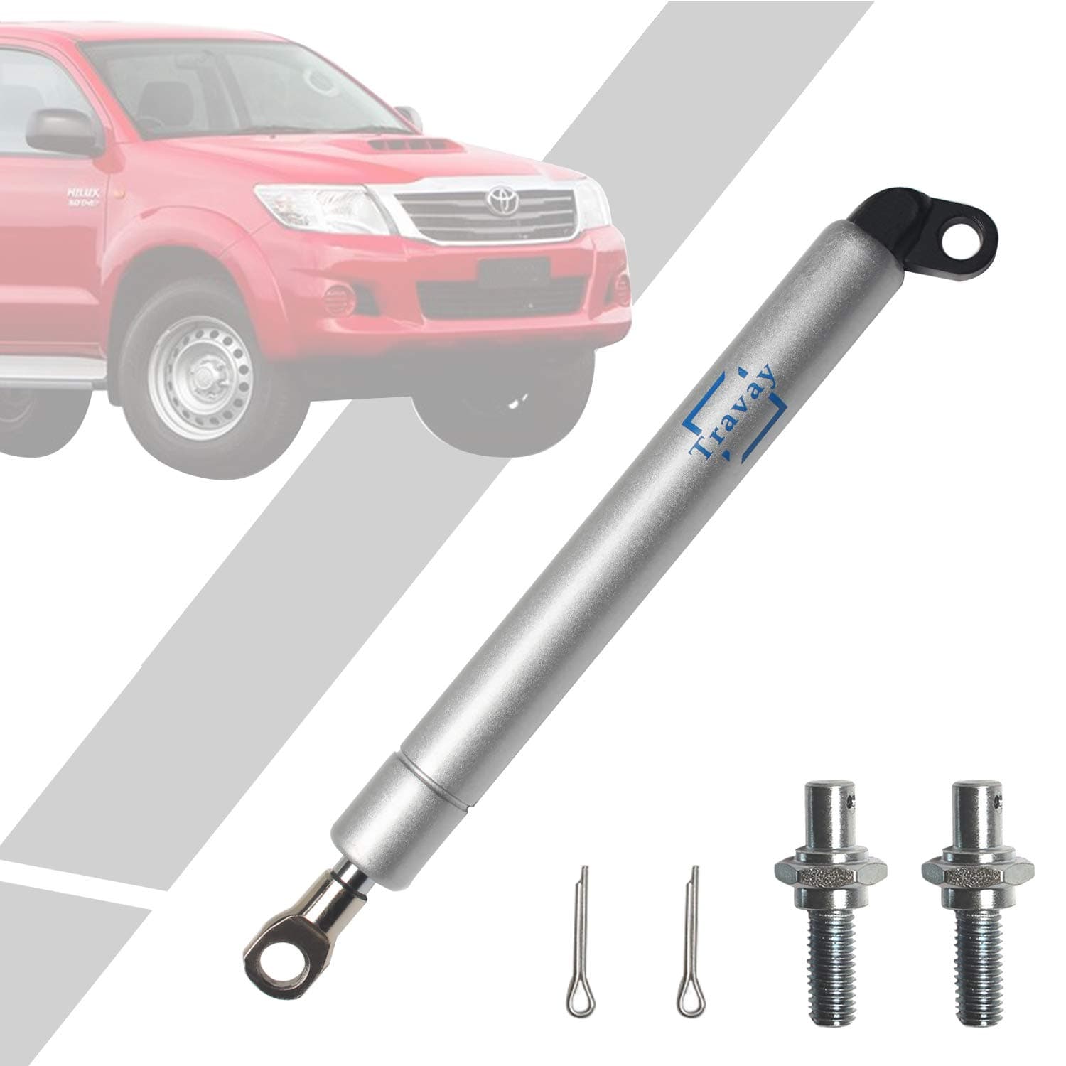 Travay Tailgate Assist Shock Struts Replacement Compatible with 2005-2015 Toyota Hilux SR5 Vigo MK6 MK7