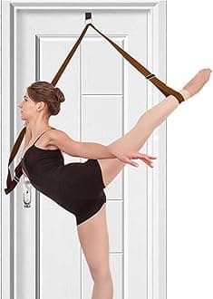 tchrules Leg Stretcher, Door Flexibility & Stretching Leg Strap - Great for Ballet Cheer Dance Gymnastics or Any Sport Leg Stretcher Door Flexibility Trainer Stretching Equipment