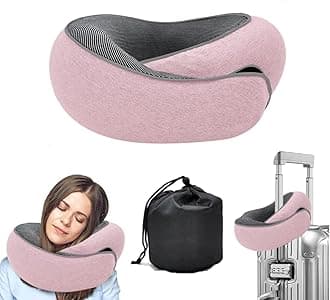 WEERSHUN Travel Pillows for Airplanes,2024 New Travel Pillow,Travel Neck Pillow Airplane Memory Foam Travel Pillow Neck Pillow for Traveling Suitable for Airplanes,Offices and Cars