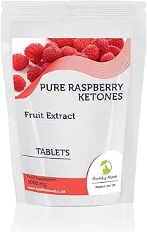 Raspberry Ketones 1000mg 250 Tablets - Natural Fat Burner & Weight Loss Support Supplement