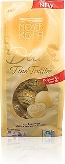 Délice Fine Chocolate Truffles (Pack of 1, White Chocolate)