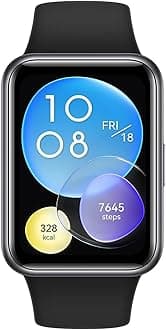 HUAWEIWatch FIT 2 Smartwatch, 1.74-inch Huawei FullView Display, Bluetooth Calling, Healthy Living Management, Durable Battery Life, Quick-Workout Animations, Automatic SpO2 Monitoring, Black