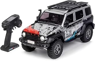 TOUCAN RC HOBBY 1/8 RC Climbing Car Tank 300 Special Edition 4WD Crawler Off Road Vehicle Axle Lock Brushed Motor DDF 350 Radio for Adult