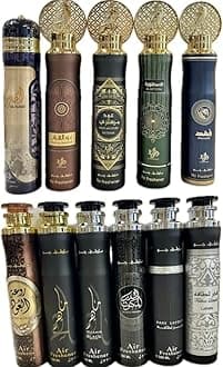 Arabian Air Freshener Bundle (3 x 300ml) Dubai, Luxury Scent, Long Lasting Fragrance (3 Masculine Sprays)