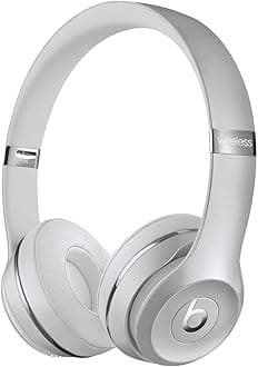 Solo3 - Wireless Bluetooth On-Ear Headphones, Apple & Android Compatible, Up to 40H of Battery Life - Silver (Latest Model)