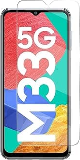 JGD PRODUCTS 2.5D (Except Edges) Tempered Glass for Samsung Galaxy F23 / M33 / M23 5G (2022) (Transparent)