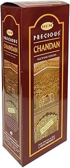 TRUMIRI Precious Chandan (Indian Sandalwood) Incense Sticks and Incense Stick Holder Bundle Insence Insense Hem Incense Sticks
